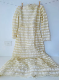 Antique Girl Lace Dress Communion