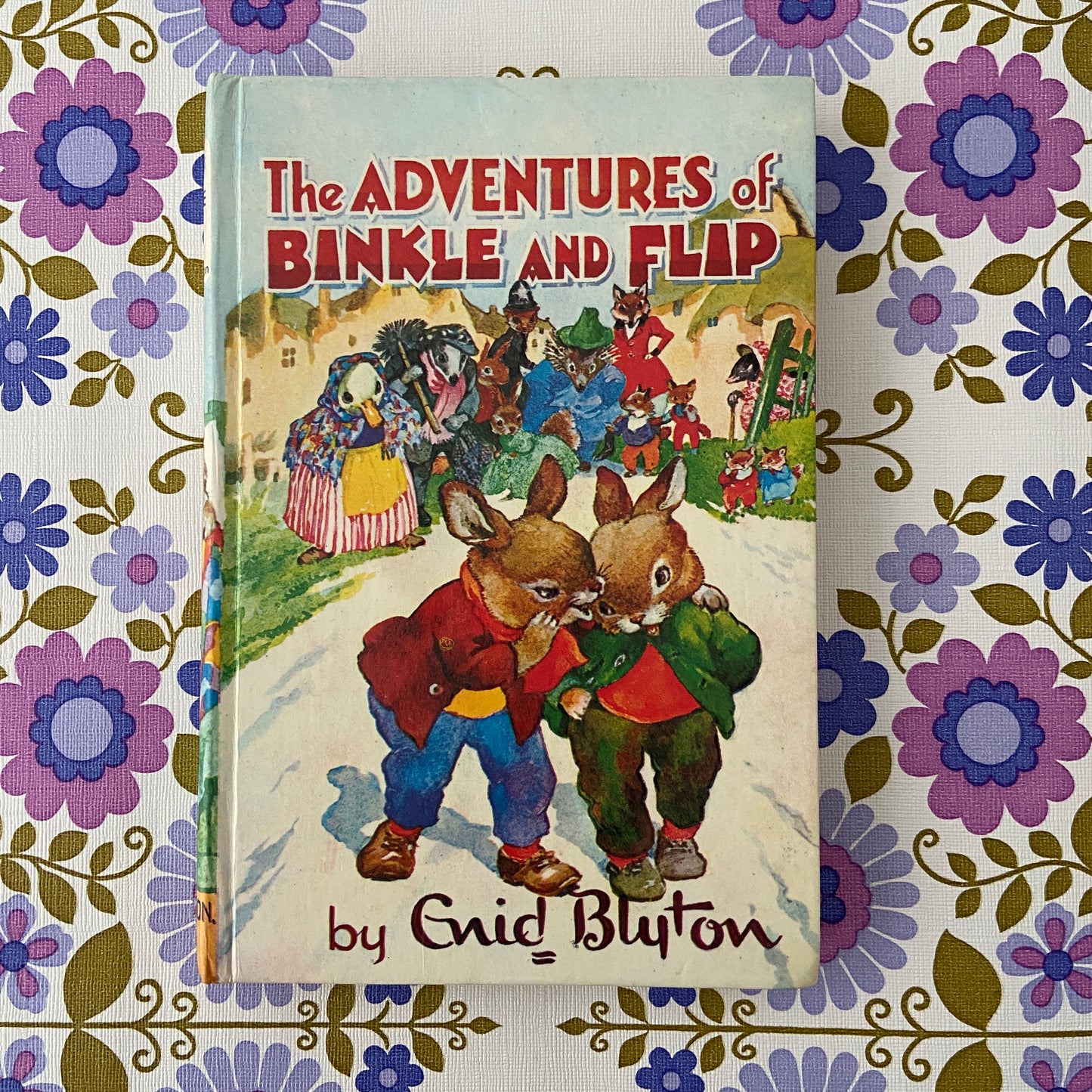 Enid Blyton The Adventures of Binkle and Flop Vintage Children's Book