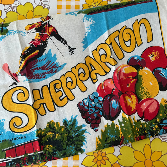 Wonderful Shepparton Vintage Tea Towel