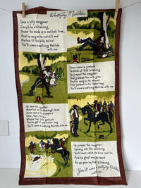 WALTZING Matilda TEA TOWEL Pure Linen