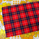 Picnic Rug Table Cloth CHECKED Reds