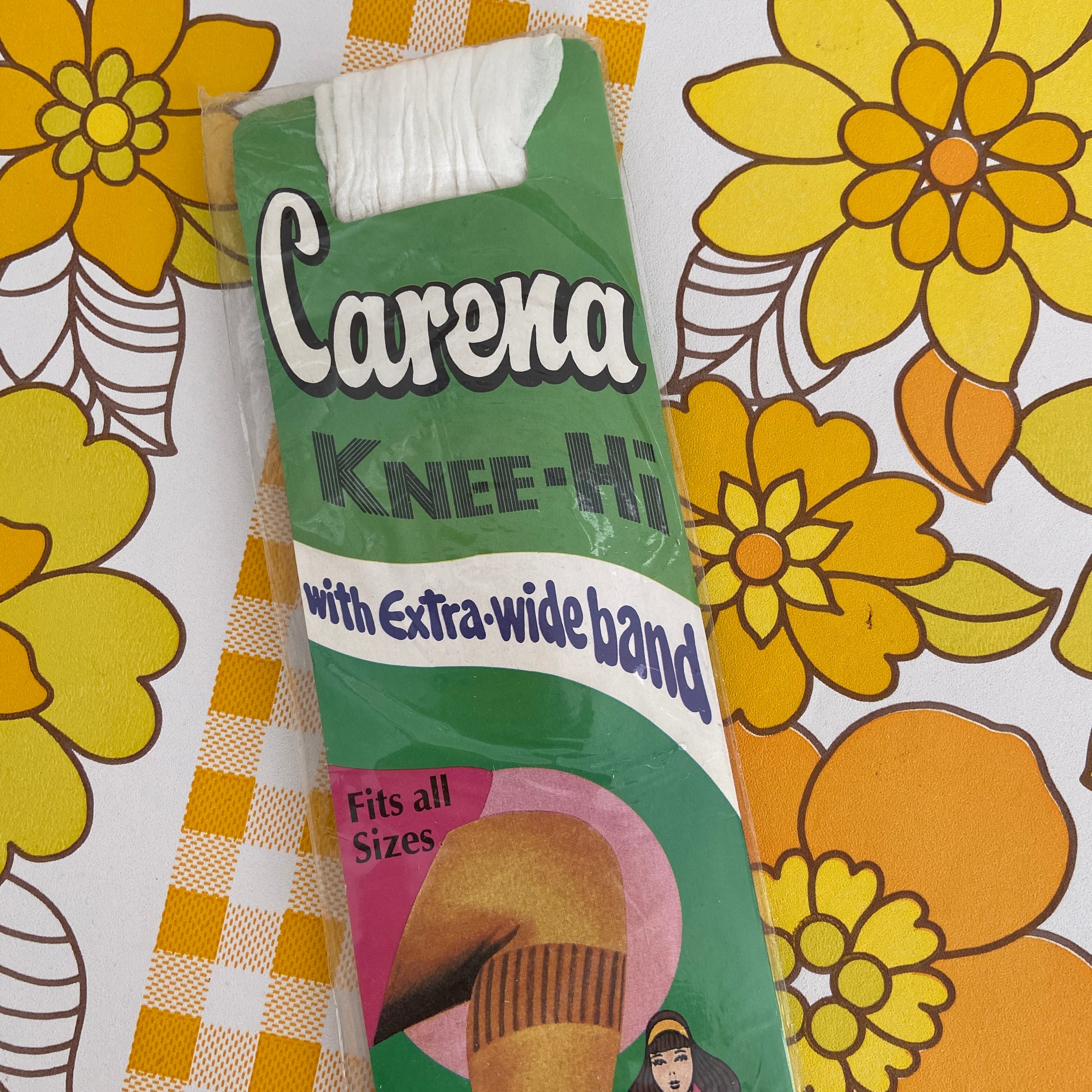 CARENA Fashion Socks RETRO PACKAGING 70's Chic