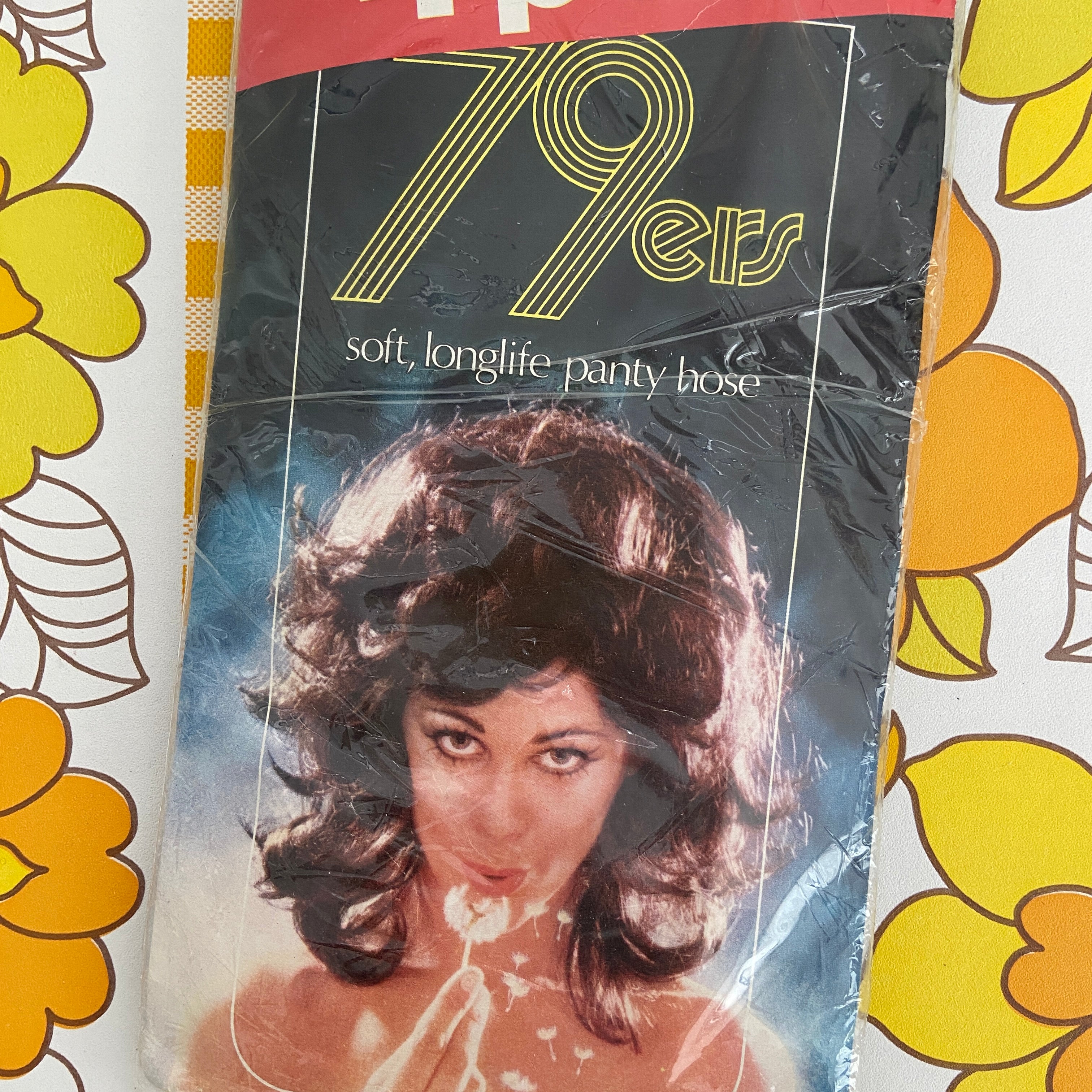 79ers VINTAGE 4 Pairs Panty Hose Extra Large RETRO Chic