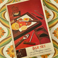 UNUSED Boxed Bar Set RETRO VIntage