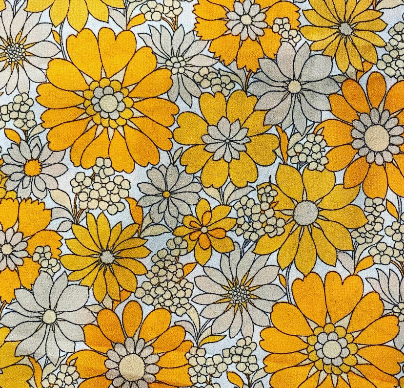 AWESOME Modern Vintage Inspired Fabric (Max 5 Metres)