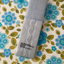 Mens Vintage Long SOCKS Blue Stretch Nylon