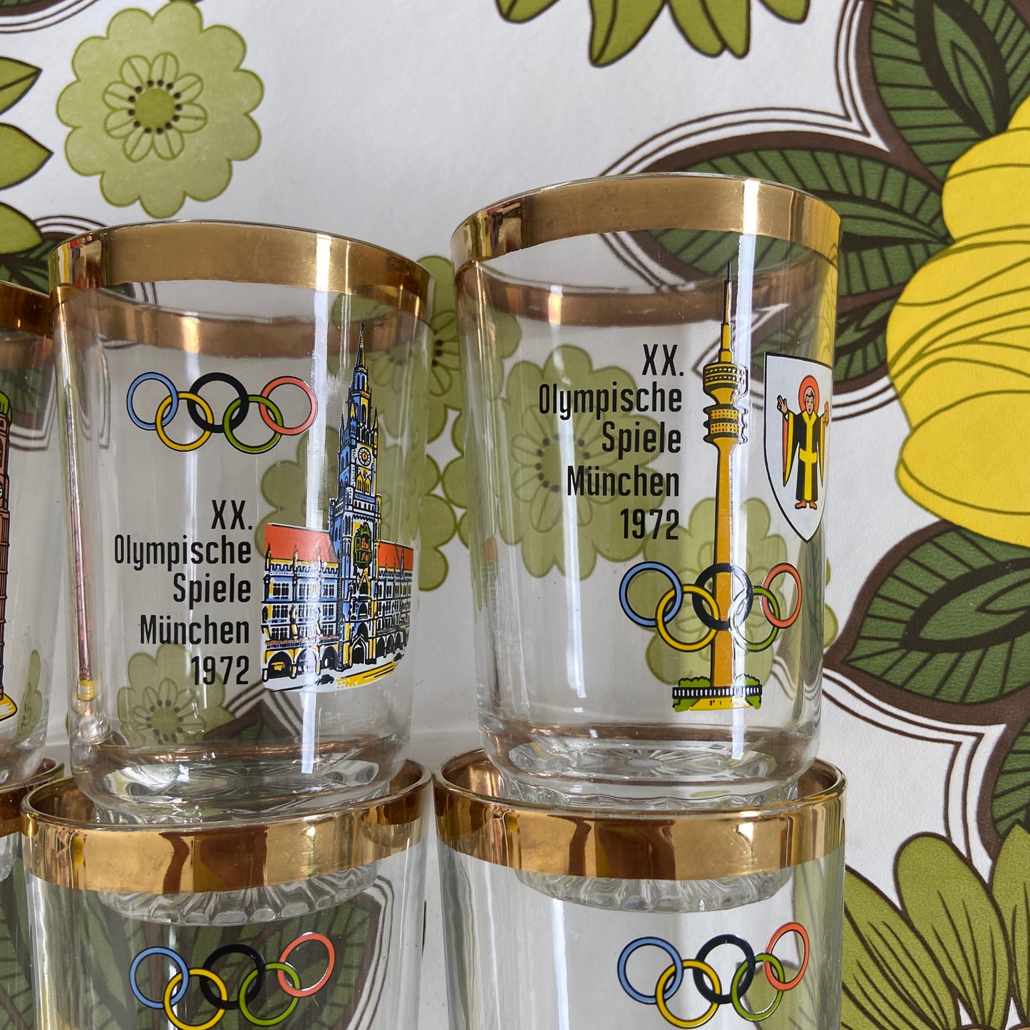 1972 OLYMPICS Olympische Spiele Munchen Set of SIX Collectable Souvenirs