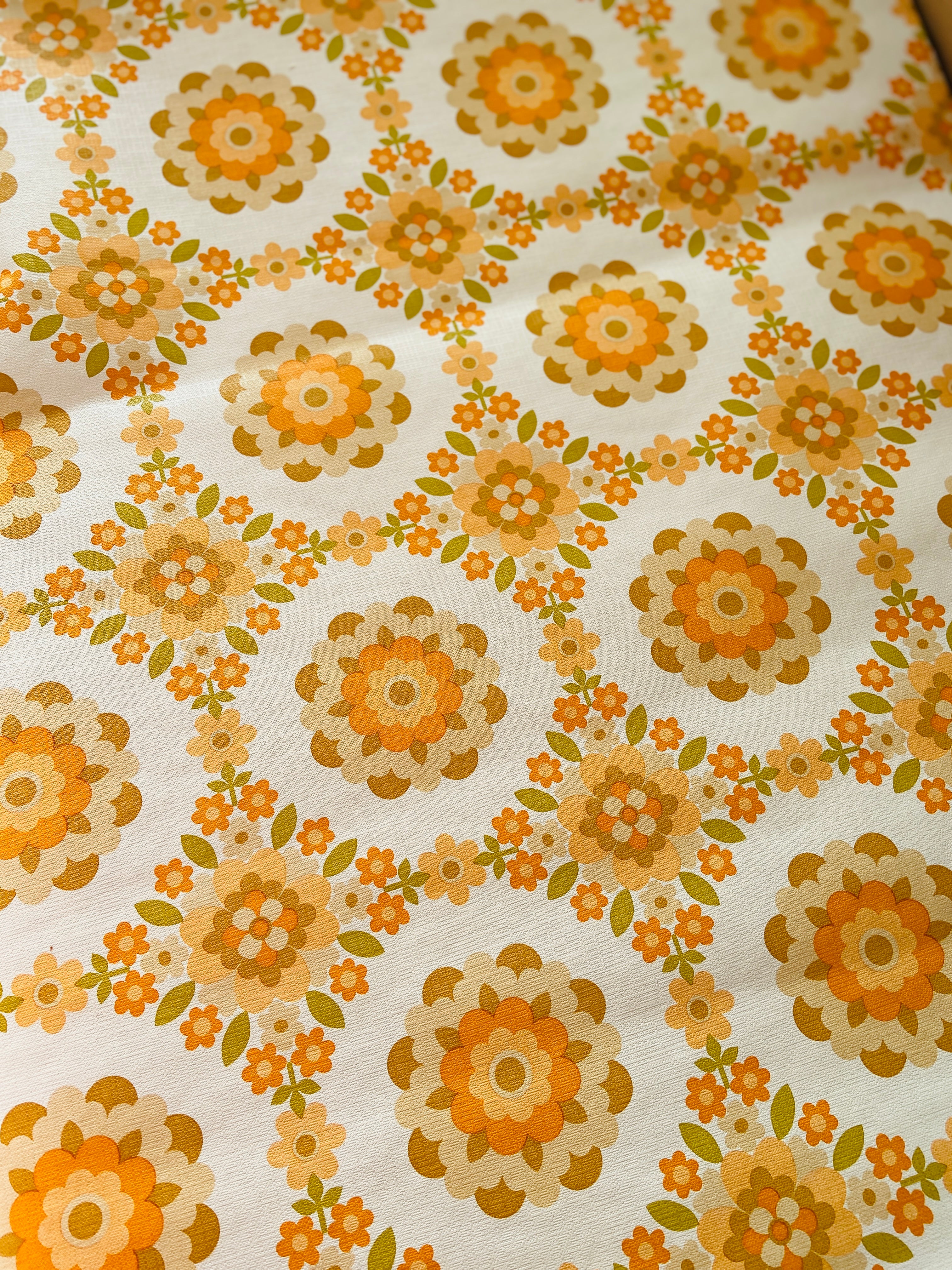 Wallpaper RETRO 70's Pattern Craft Decor