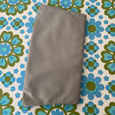 Genuine Leather Vintage Grey Clutch