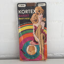 KORTEX Retro PANTY HOSE Talls BROWN 70's VINTAGE Tights