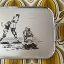 Vintage Colin Lillingston Bar Tray FOOTBALL