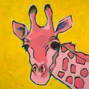 One of a KIND GIRAFFE Canvas Painting Kids Bedroom