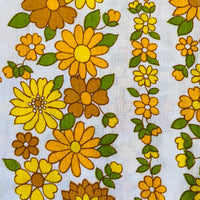 FAT QUARTER ALL Cotton YELLOW Sweet RETRO FABRIC Quilting