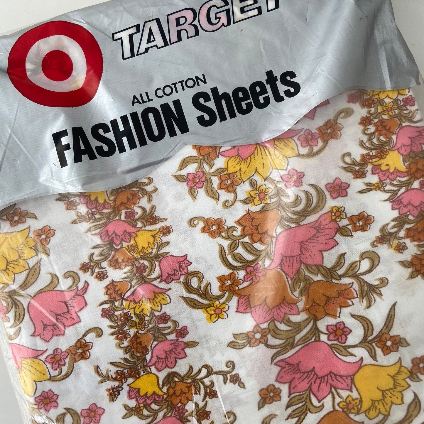 Fat Quarter UNUSED Sheet Cotton PINKS Floral