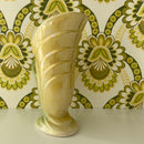 Vintage Lustre VASE Yellow Retro