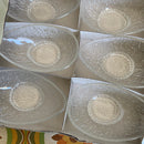 RETRO Avocado Set of SIX Boxed UNUSED Glass