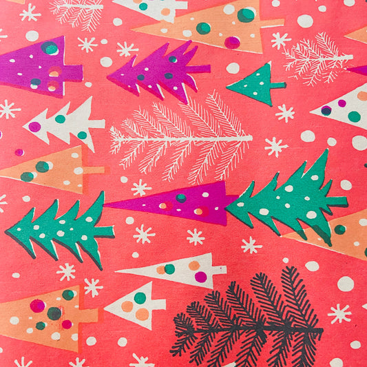 # 4 VINTAGE Wrapping Paper XMAS