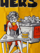 RETRO Irish Linen Vintage Tea TOWEL Unused Vintage