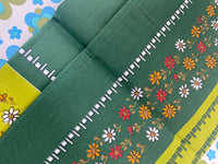 UNUSED Made in BRAZIL Table Cloth GREE Floral