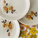 70's  Set of Four Large JOHNSON of Australia Plates FLORAL