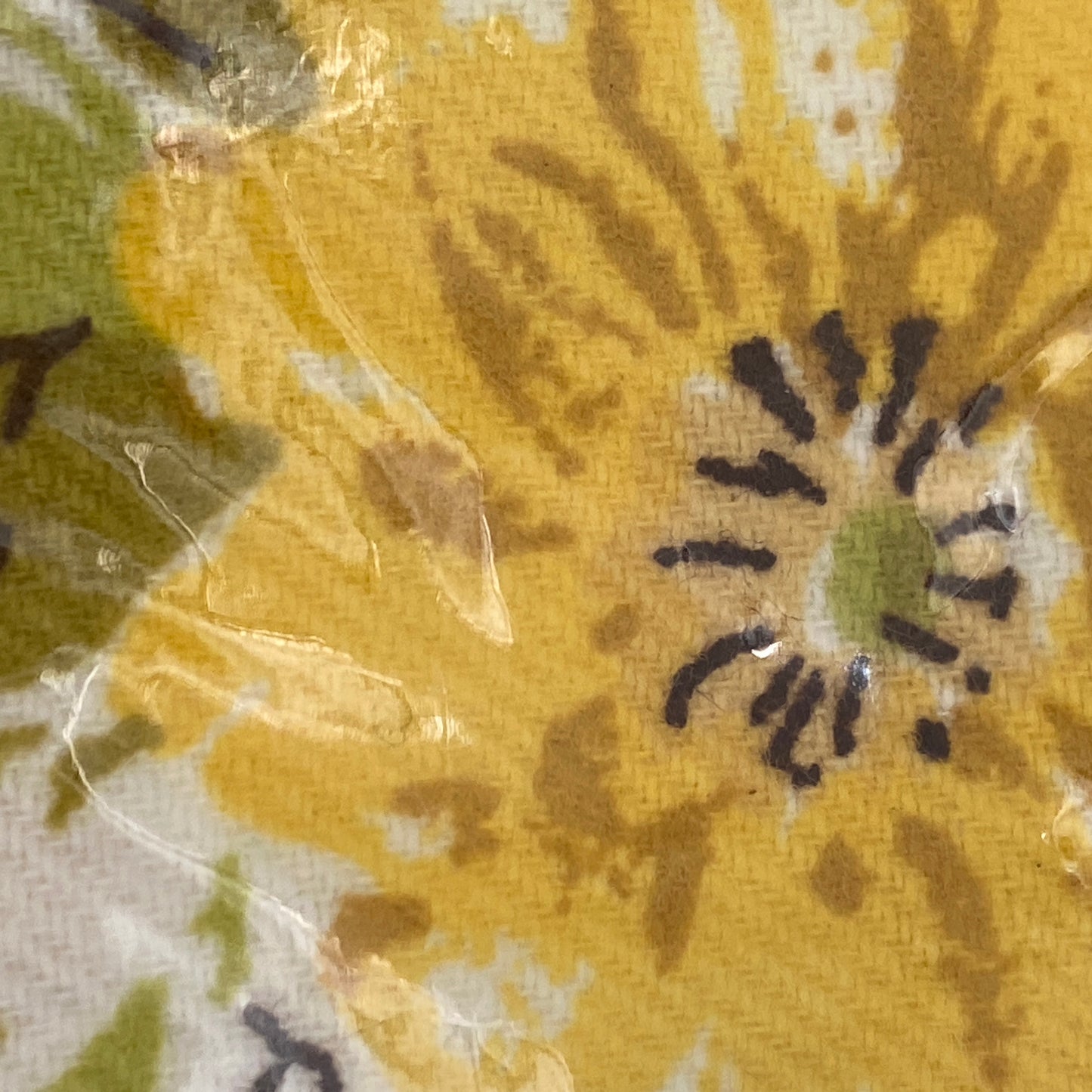BRUSHED Cotton Yellow Floral Sheets UNUSED