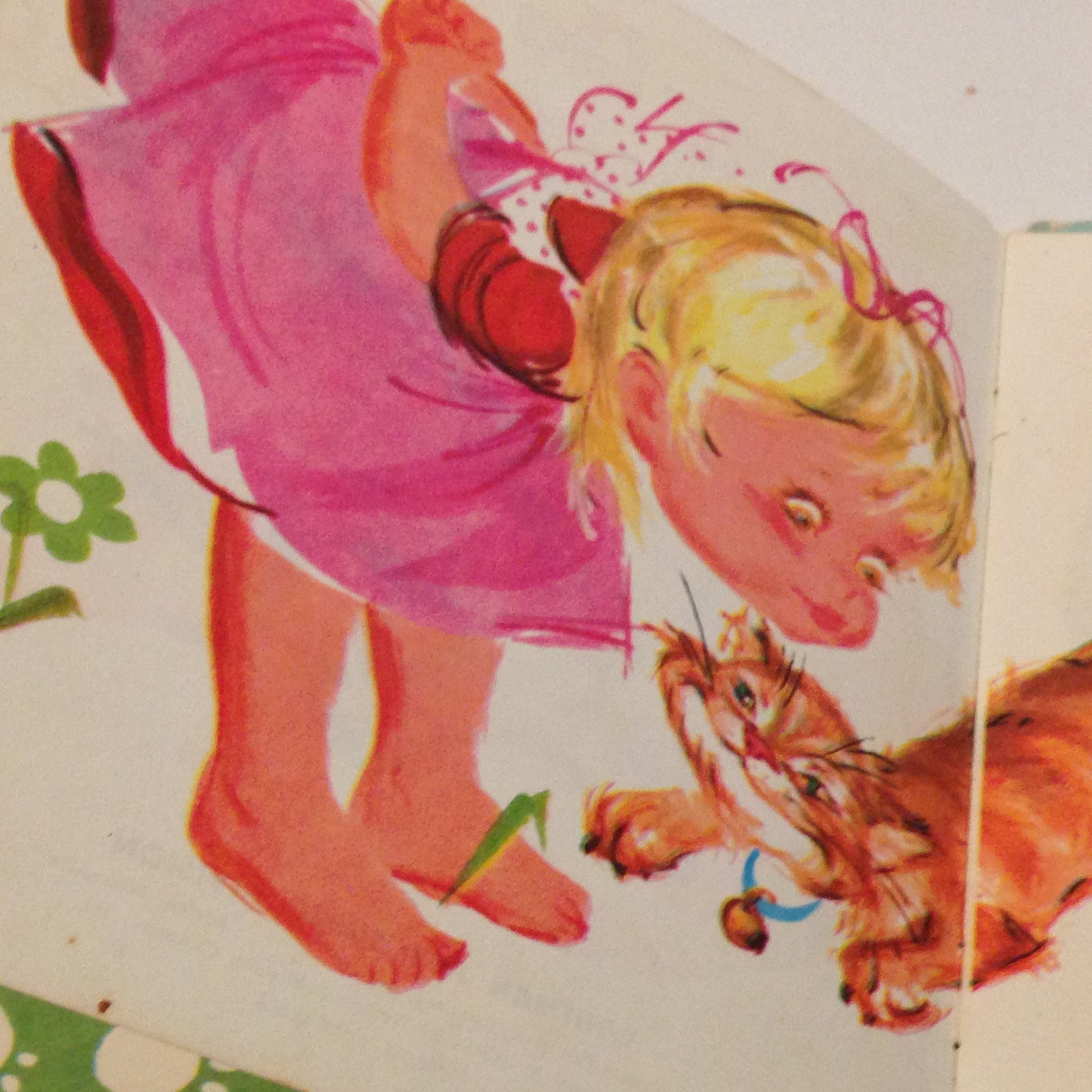 Delightful Little Vintage Children's Book Johnny Go Round Betty Ren Wright - Pink Peacock
 - 5