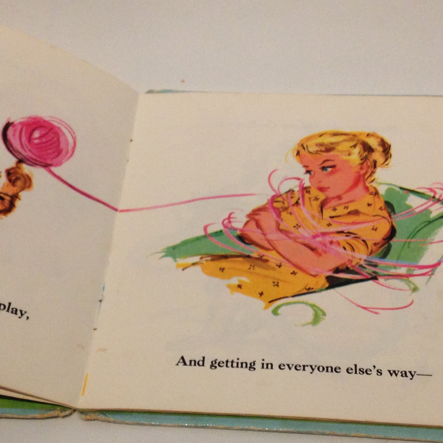 Delightful Little Vintage Children's Book Johnny Go Round Betty Ren Wright - Pink Peacock
 - 6
