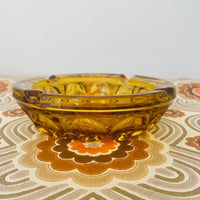 Retro Large GLASS Ashtray 70's Living Room