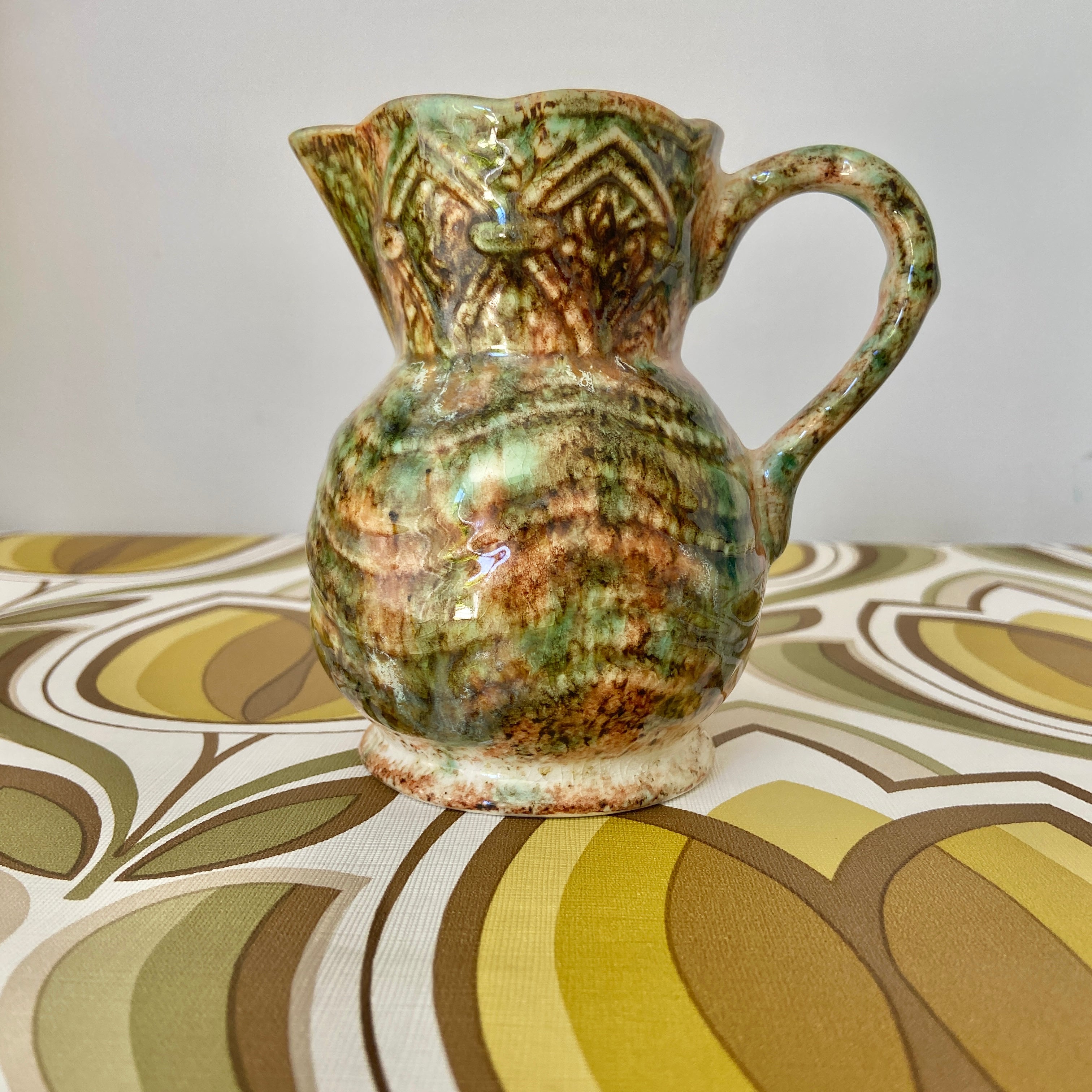 Staffordshire ROODY Ware Jug RETRO Vintage Display