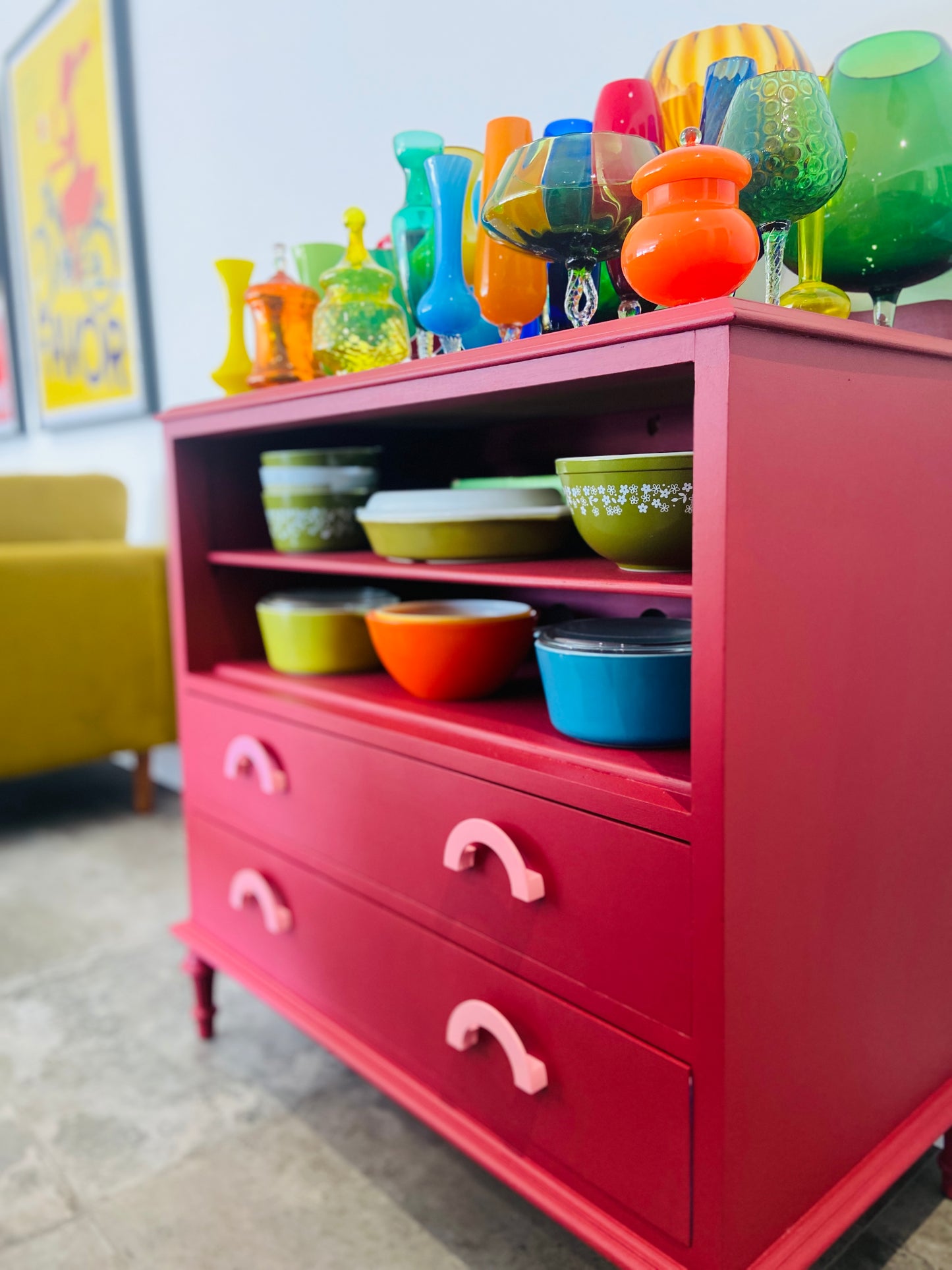 Vintage Up Cycled Buffet Cupboard