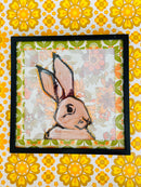 Original Altered Art RABBIT Wallpaper Border