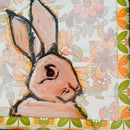 Original Altered Art RABBIT Wallpaper Border