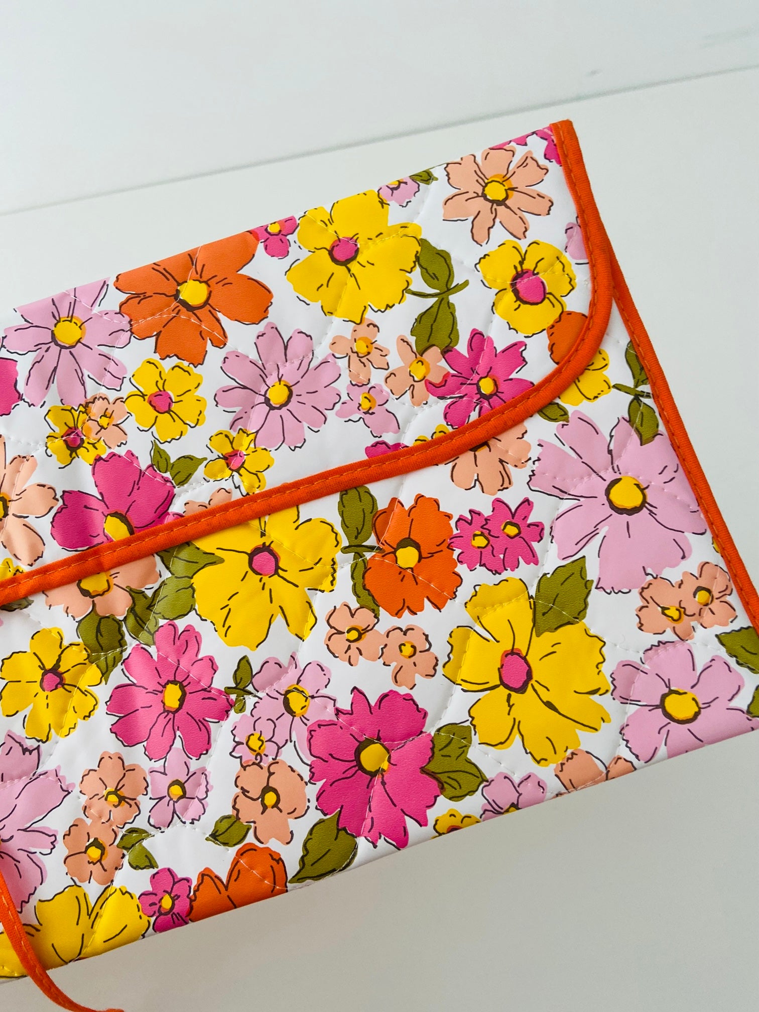 AWESOME Unused knitting Bag Bright FLORAL