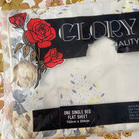 GLORY BOX Quality Sheets SINGLE Flat ONE