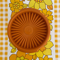 TUPPERWARE Container Orange RETRO 70's Kitchen Caravan