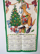 1985 Vintage Xmas Tea Towel