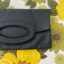 REPTILE Melbourne Blue Leather Clutch