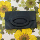 REPTILE Melbourne Blue Leather Clutch