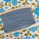 Vintage Blue Craft Sewing TRIM Roll Cushions Embroidery