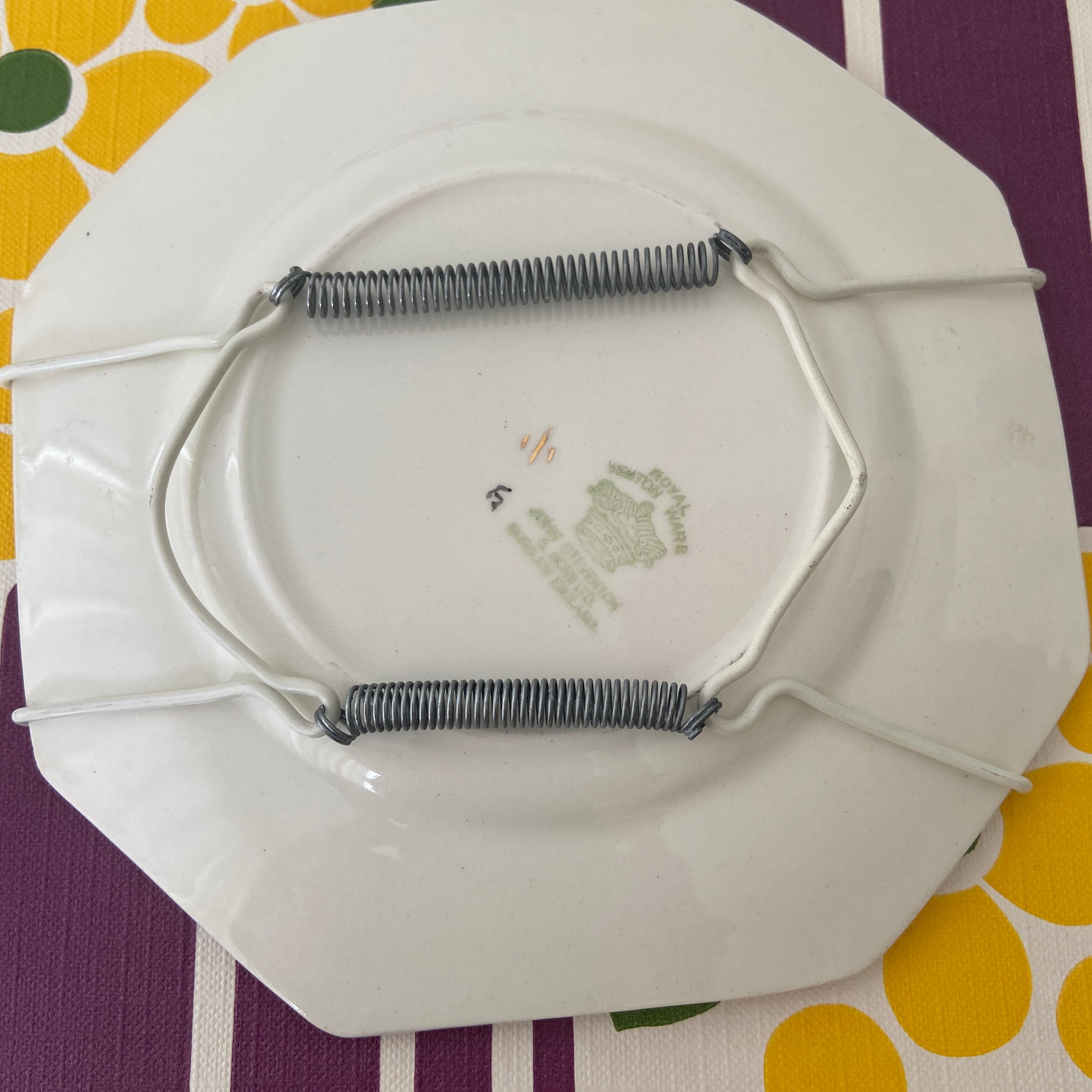 ROYAL WINTON Display Vintage Plate FLORAL Ready to Hang