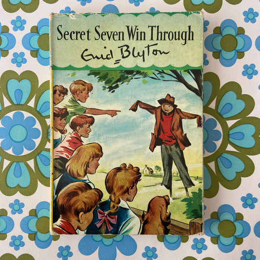 Secret Seven Win Through Enid Blyton Vintage Hard Cover
