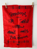 GIPPSLAND Vintage UNUSED Tea Towel