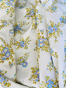 180cms Cute Vintage Floral Cotton Fabric