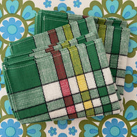 Pack of Four Napkins PICNIC Unused Vintage