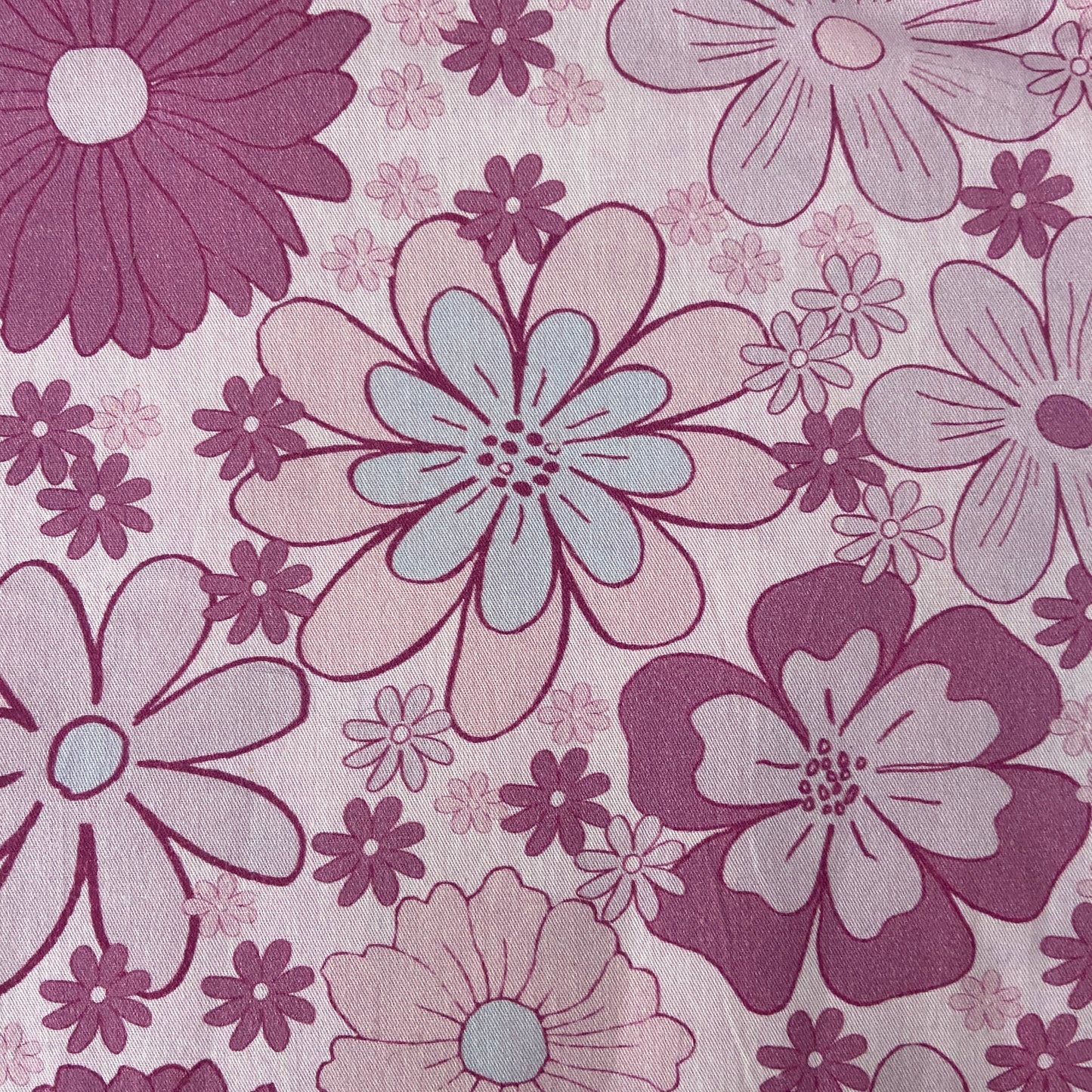 390cms Modern Sample Fabric Cotton PURPLE