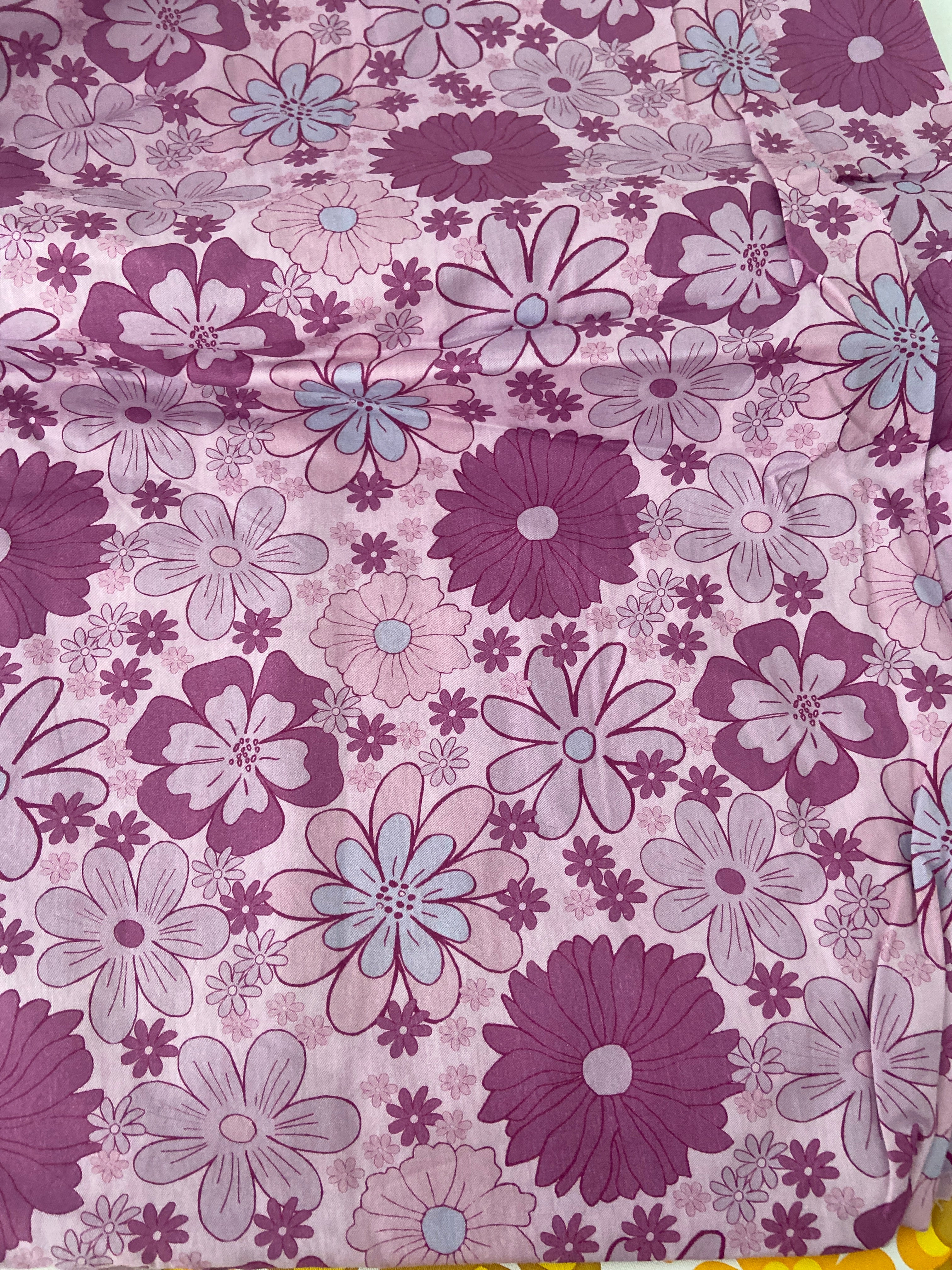 390cms Modern Sample Fabric Cotton PURPLE