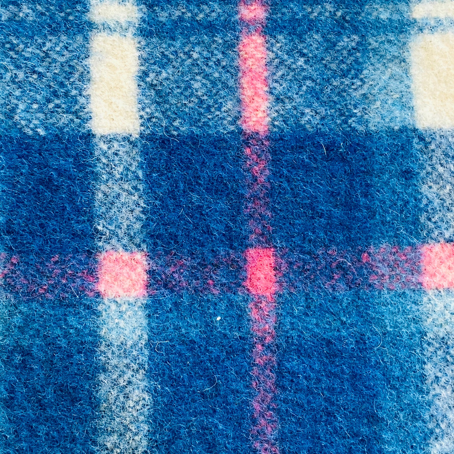 Waverley BLANKET Unused Perfect Blues with Pink ADORABLE
