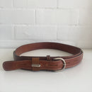 RUSTIC BROWN UNISEX BELT VINTAGE COWBOY HIPPY BOHO THRASHED