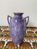 Made in England Purple Marble VASE Vintage