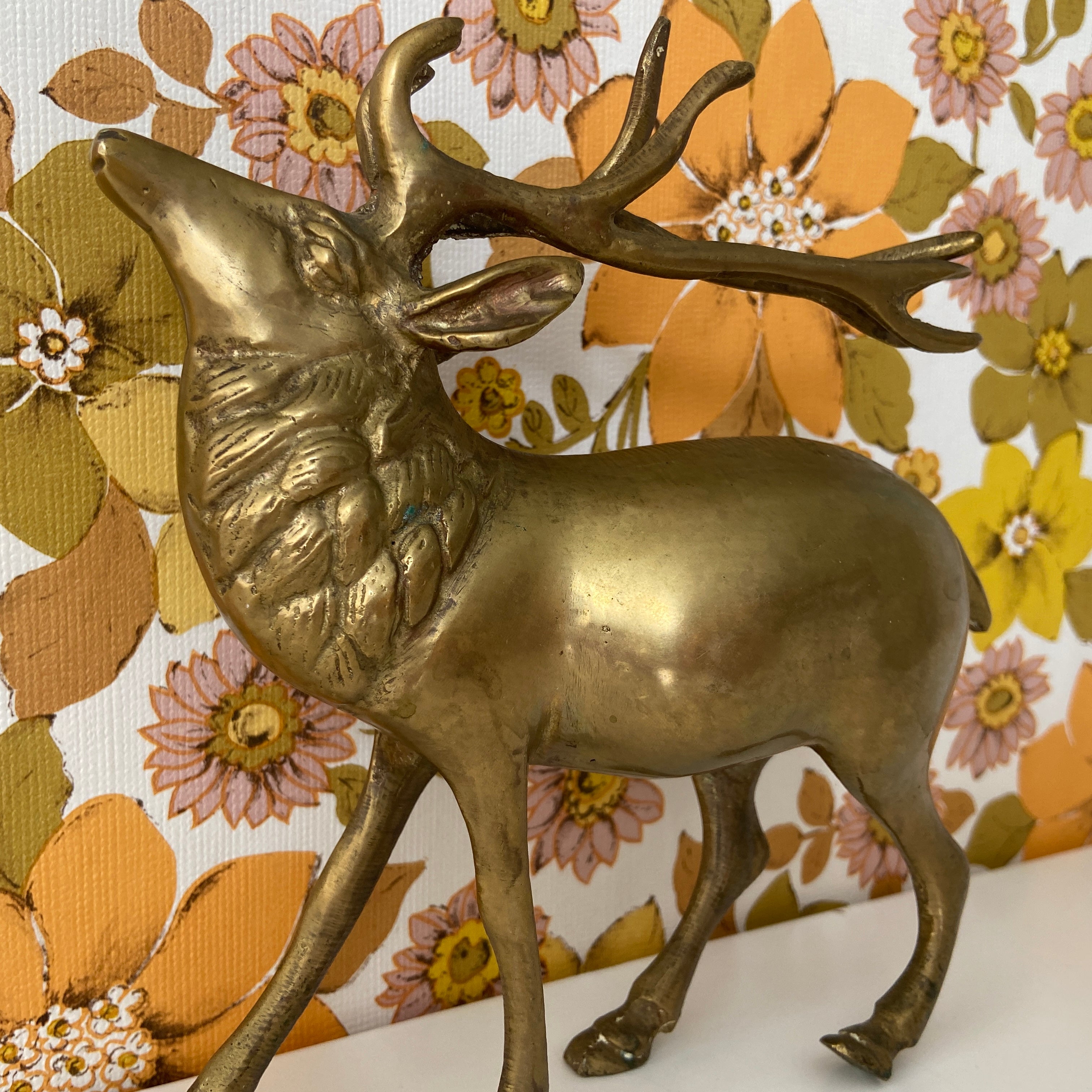 Retro Brass Figure KITSCH Decor